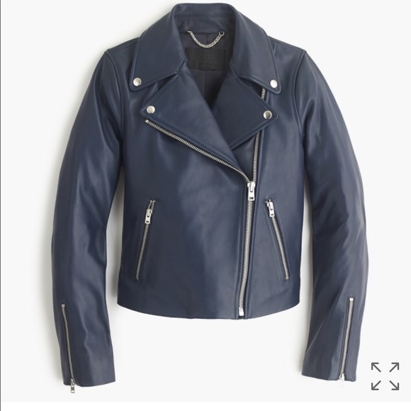 Jcrew leather jacket - brand NEW with tag - Picture 1 of 5